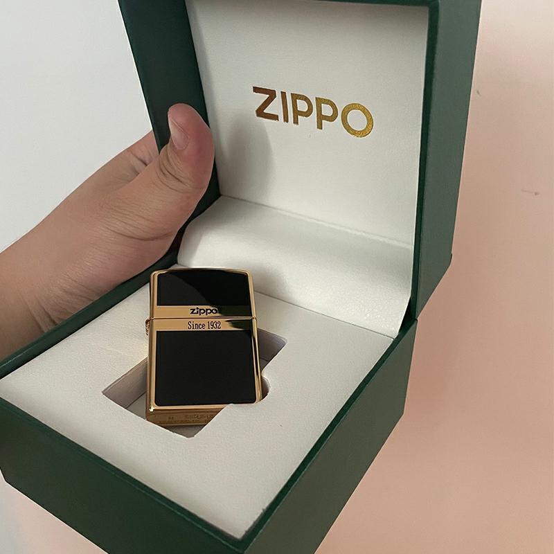 Tändare Och Rökverktyg |   Original Zippo-Tändare Med Emaljlogotyp, Högkvalitativ Presentask, Perfekt Som Valentinsgåva Till Pojkvän, Anpassningsbar. Tändare Och Rökverktyg Tändare Och Rökverktyg